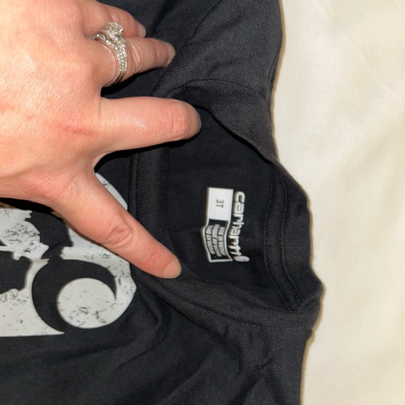 Carhartt Kids Black Long Sleeve Tee - Picture 2 of 2